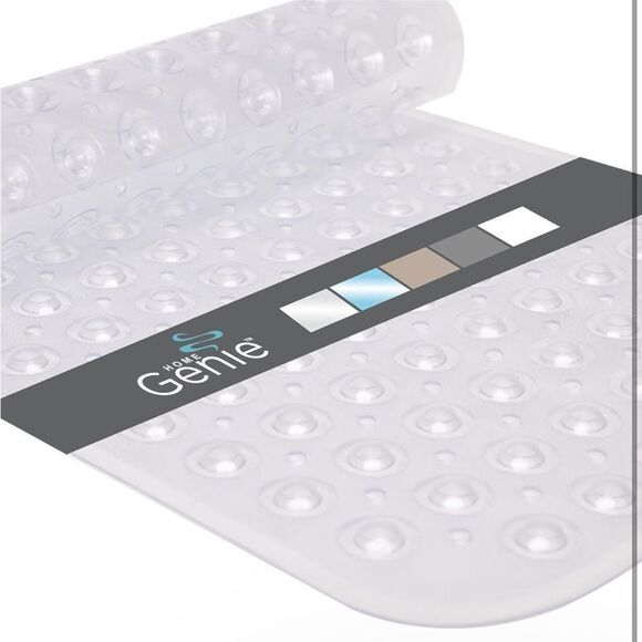 Ultra Strong Grip Long Bath Tub Floor Mats with Suction Cup Grips and Dr… - Picture 1 of 9